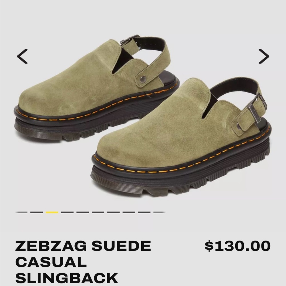 Dr. Marten Platform Zebzag Mule